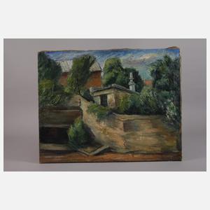 Sava Choumanovitch, attr., Dorflandschaft