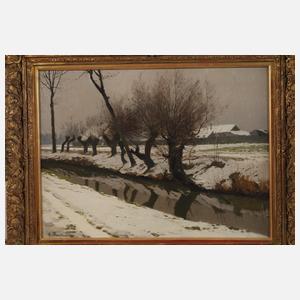 Georg Daubner, Winterliche Landschaft