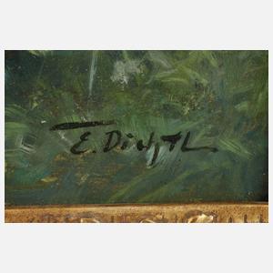 Erich Dichtl, Rehbock auf Waldlichtung