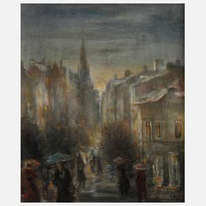 Valerijus Dombrovskis, Stadt im Regen