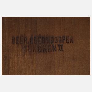 Prof. Fritz Erler, Elegante Dame mit Federhut