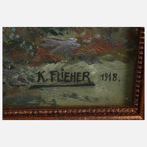 Karl Flieher, Mädchen am Marterl