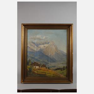 Franz Forthuber, Blick zum Wettersteingebirge