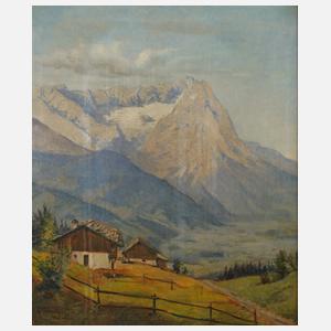 Franz Forthuber, Blick zum Wettersteingebirge