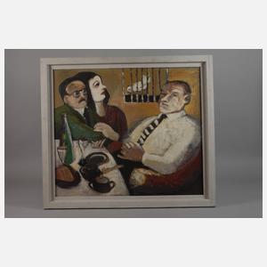 Lothar Gemmel, attr., "Gruppe am Tisch"