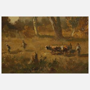 Fritz Halberg-Krauss, "Isarlandschaft"