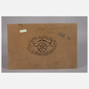 Rudolf Hellwag, "Hafen in Cornwall"