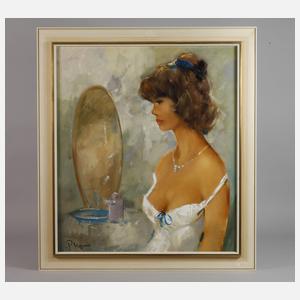 Ingfried Paul Henze-Morro, Junge Dame mit Spiegel