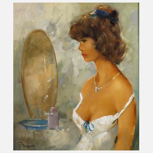Ingfried Paul Henze-Morro, Junge Dame mit Spiegel