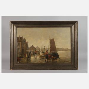 A. Hernemanns, Holländischer Blumenmarkt