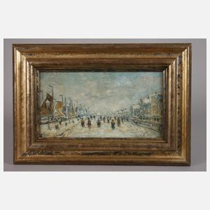 Jacob, Hafen von Ostende im Winter