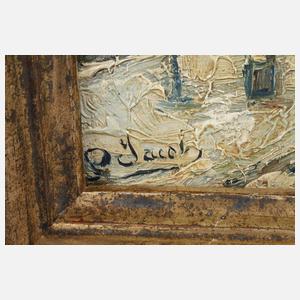 Jacob, Hafen von Ostende im Winter