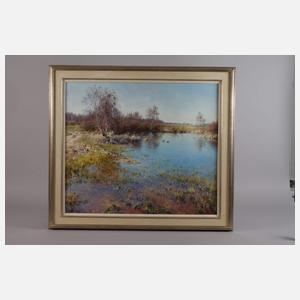 Eugen Kisselmann, Enten am Teich