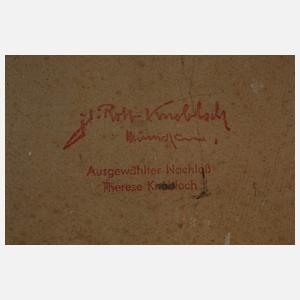 Josef Rolf Knobloch, Herbstliche Hochgebirgslandschaft