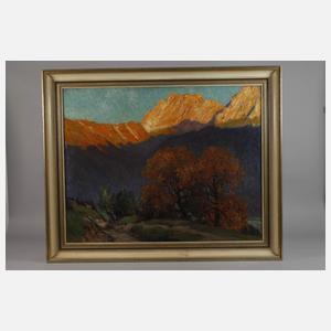 Walter Kuphal, Herbstliche Gebirgslandschaft