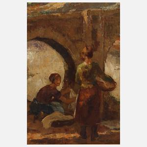 Petrus Landkroon, Frauen am Fluss