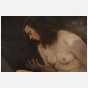 Prof. Oskar Larsen, Mädchenakt