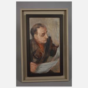 Prof. Dr. Rudolf Lemke, attr., Portrait Helmut Krause