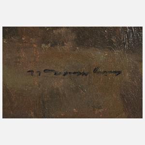 Willy Mulot, "Stillleben mit Hahn"