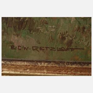 Ernst Carl Walter Retzlaff, Alpenlandschaft