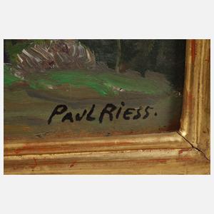 Paul Riess, Italienisches Bergdorf