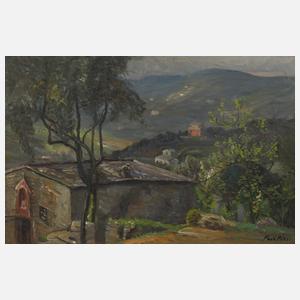 Paul Riess, Italienisches Bergdorf