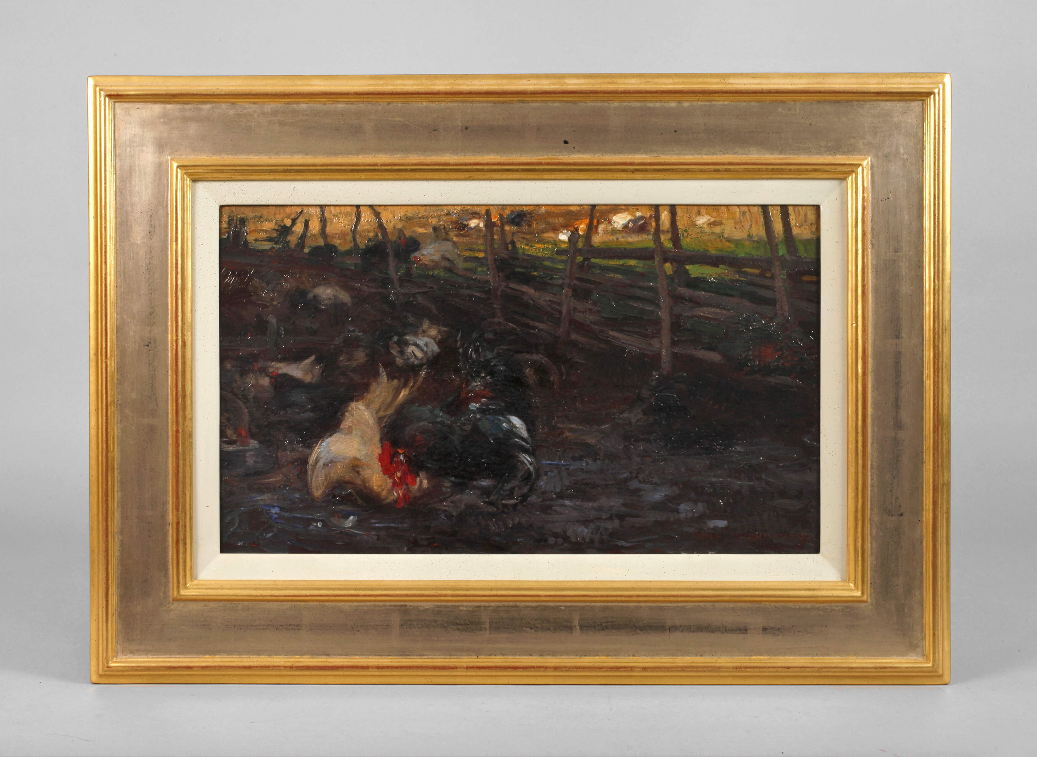 Prof. Rudolf Schramm-Zittau, "Hühnerhof"