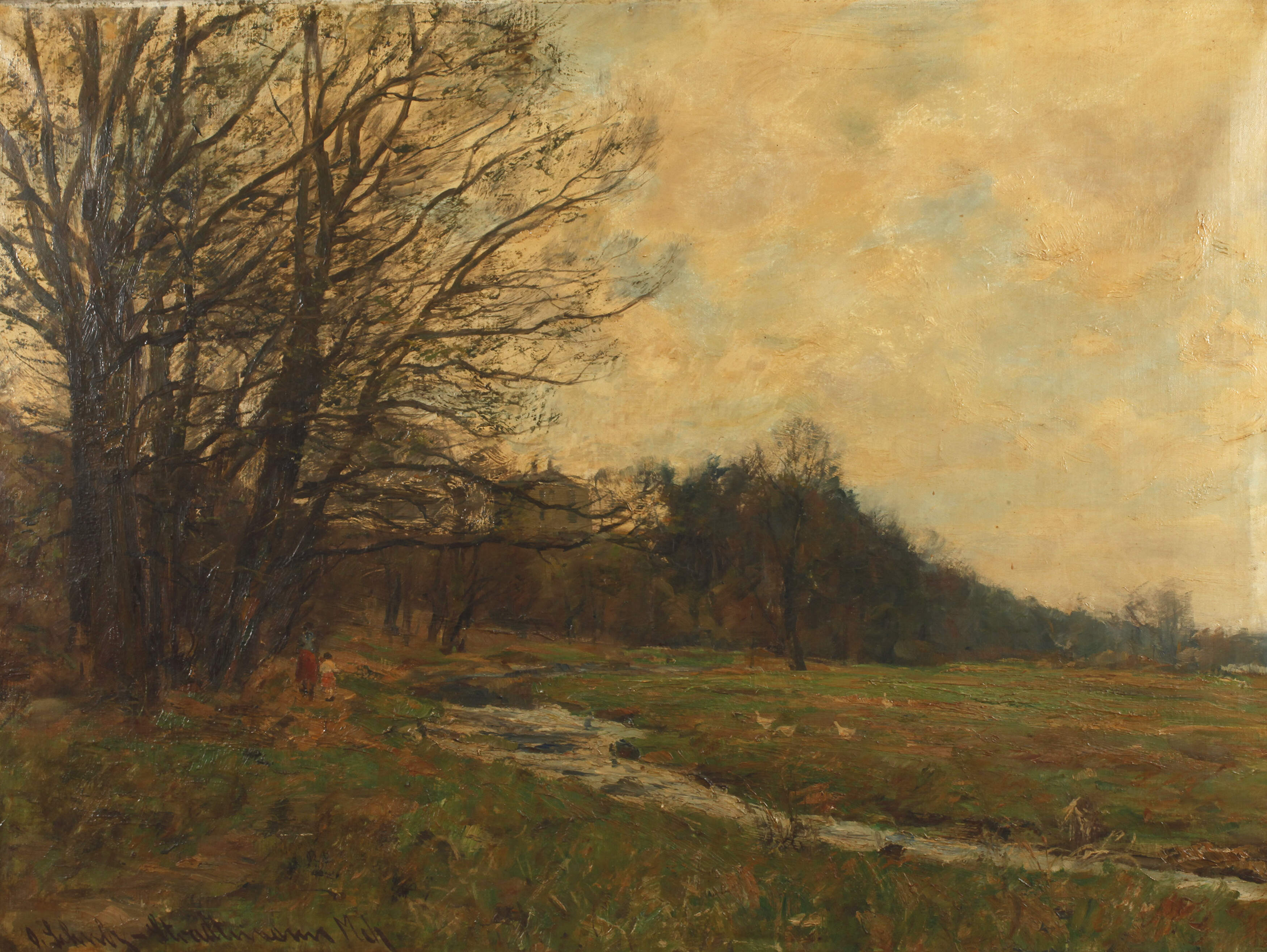 Otto Schulz-Stradtmann, Herbstliche Bachaue