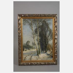 Karl Schuster, attr., Spuren im Schnee