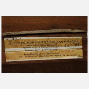 Hans Sutter, Herrenporträt