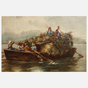 Friedrich Karl Thauer, Heutransport am Chiemsee