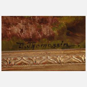 Désiré Thomassin, Begegnung vor dem Dorf