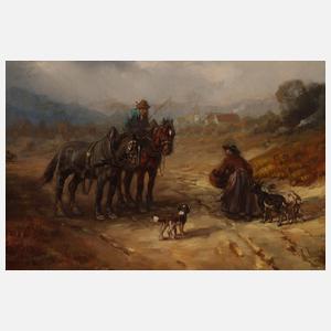 Désiré Thomassin, Begegnung vor dem Dorf