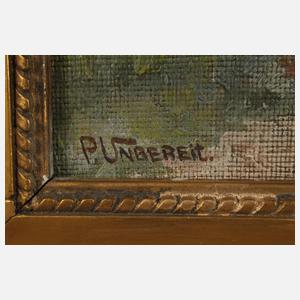 Paul Unbereit, Bauernhaus mit Garten