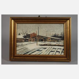 Alfred Waack, Sägewerk bei Leipzig