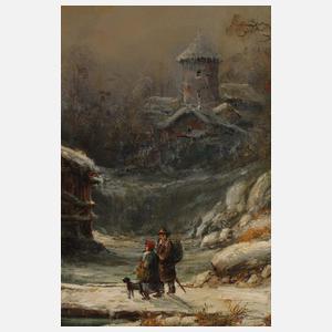 Th. Wagner-Valentin, Beim Hufschmied