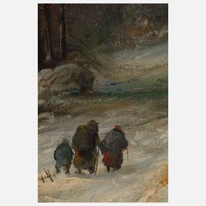 Th. Wagner-Valentin, Beim Hufschmied