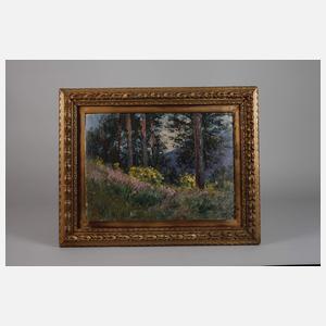 Olga Wisinger-Florian, attr., Blühender Waldessaum