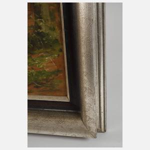 Wilhelm Carl Zimmer, Landschaft mit Dorfkirche