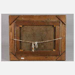 Wilhelm Carl Zimmer, Landschaft mit Dorfkirche