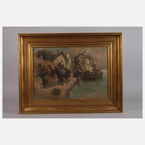 Fritz Neumann, An der Schiffsentladestelle