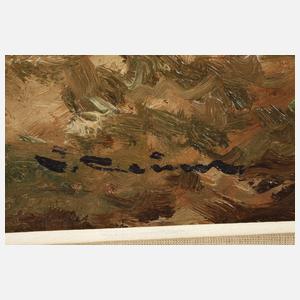 Erntelandschaft mit Strohgarben