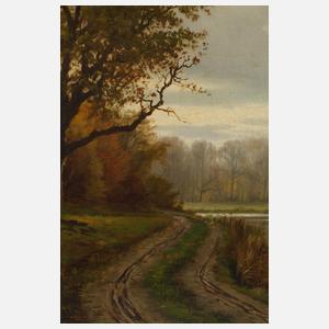 Herbstliche Flusslandschaft