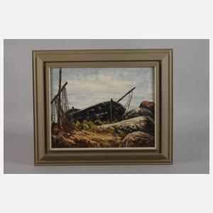 Fischerboot am Strand