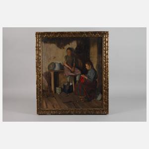 Mädchen in der Küche