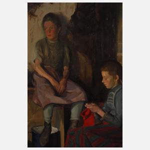 Mädchen in der Küche