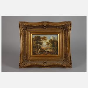 Zwei Goldstuckrahmen