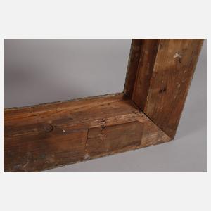 Quadratischer Jugendstilrahmen