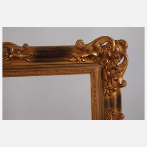 Großer Goldstuckrahmen