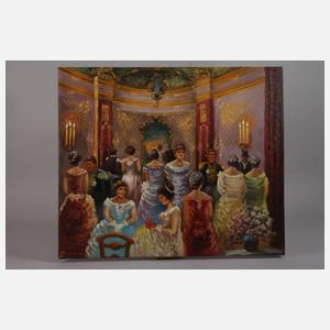 Großer Goldstuckrahmen